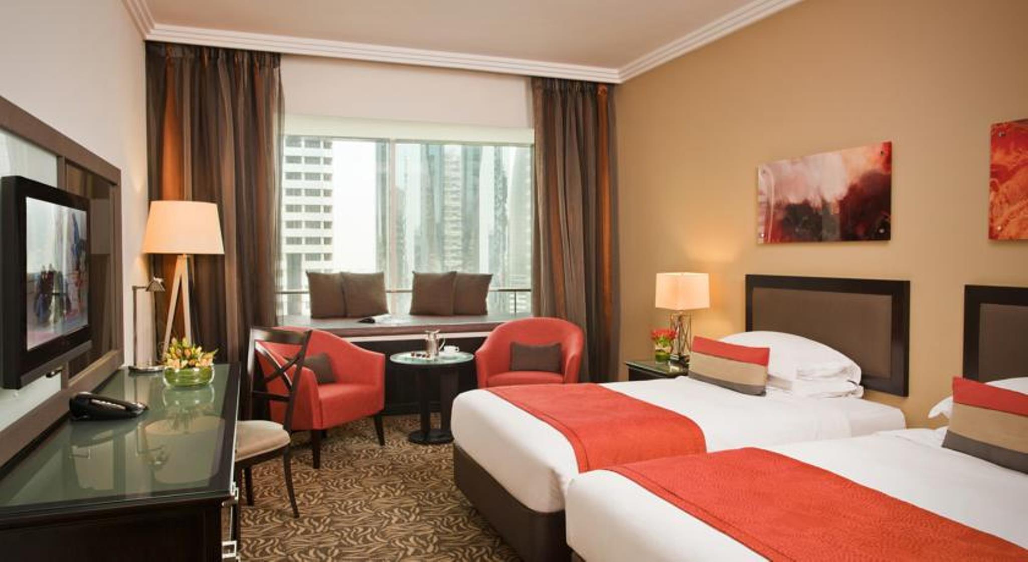 Towers Rotana - Dubai Otel Oda fotoğraf